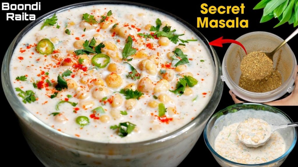 Boondi Raita recipe and benefits